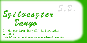 szilveszter danyo business card